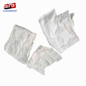 Quality 25kg/Bale 25*55cm Pure Cotton T Shirt Rags for sale