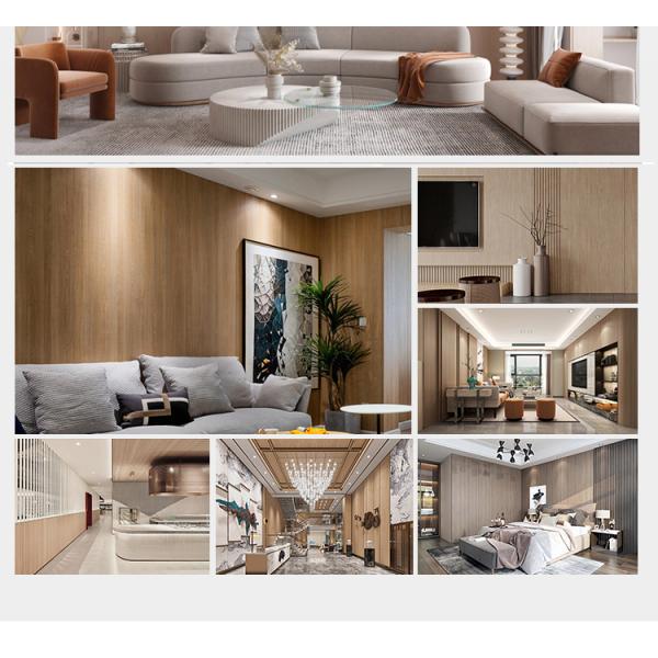 Decorative bamboo charcoal board  PVC Wall Panels Manufacture Wood Panels Decor Interior