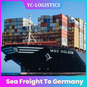 Quality FOB EXW CIF Sea Freight To Germany Low Insurance Rates for sale