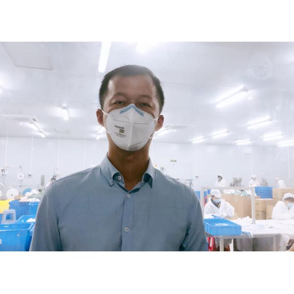 KN95 Respirator Mask White Disposable Safety Particulate Mouth Mask