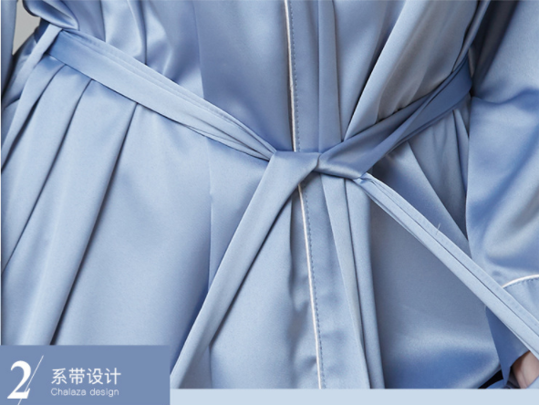 150-200Gsm ODM V Neck Evening Sexy Mulberry Silk Nightgown Dress For Womens