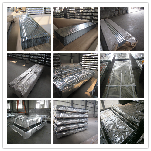 60-275g/M2 Industrial Galvanized Corrugated Roofing Sheet , Iron Roofing Tole Sheets