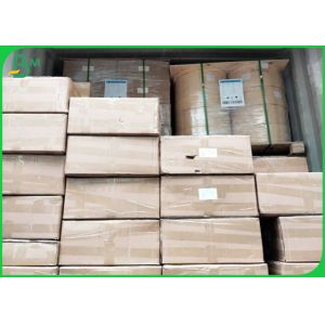 Food Grade Certification Straw Wrapping Kraft Paper 24g 28g 25mm 44mm In Rolls