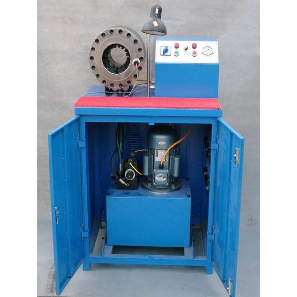 2 Inch 6-51mm Electric Rubber Hose Crimping Machine 600T Crimping Force With Size Is 860*640*1300 mm With 10 Sets Dies