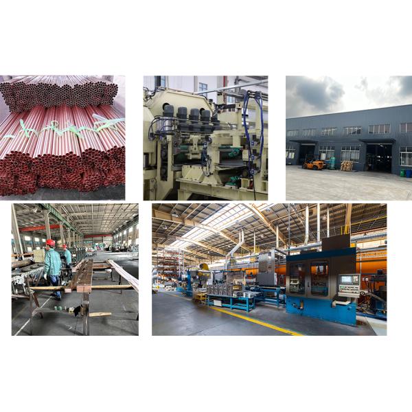 50*20*2mm Copper Coils Pipe Tube Straight For Air Conditioners 300MM