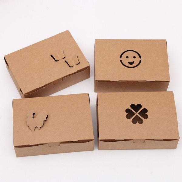 White Cardboard Paper Packaging Food Box for Restaurant Fast Food Snack Fried Chips Chicken Box