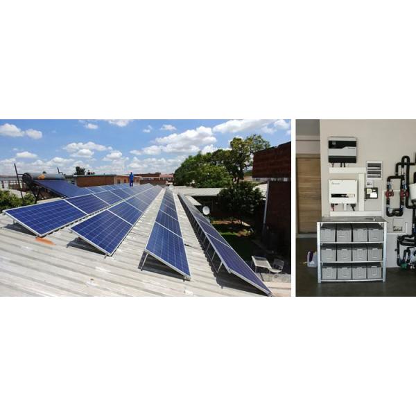 Domestic Commercial Solar Power PV System 50kw 100kw Hybrid Grid Connected Off Grid Energy Storage Battery System