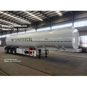 Quality 35CBM 3 Axle Fuel Tank Semi Trailer with ABS Option for sale