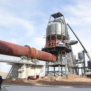 China Clinker Calcination Equipment Cylinder Φ4.8m Rotary Kiln Cement Plant on sale
