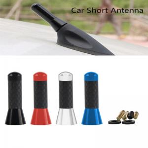 Quality 3.5cm Modified Metal vehicle Antenna Car Antenna Carbon Fiber Decoration Car Short Antenna for sale