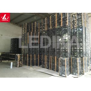 Quality 100mm - 1010mm Bolt Lighting Aluminum Square Truss SGS CE Certified for sale