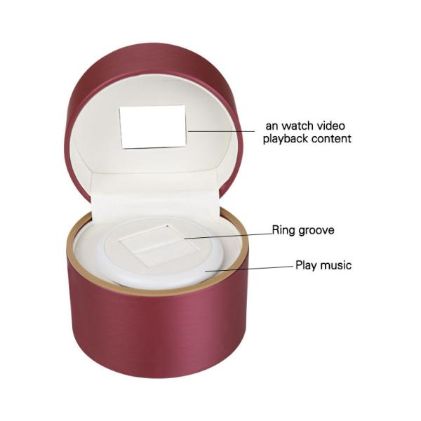 Colored Empty Jewellery Gift Boxes , Easy To Take Ring Storage Case For Store