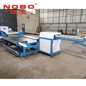 Quality Single Spindle Semi Automatic Mattress Rolling Machine 2.25kw Mattress Cover Machine for sale