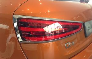 Audi Q3 2012 Car Headlight Covers Chromed Plastic ABS For Tail Light