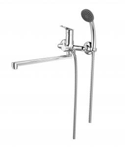 China Long-spout Single Lever  Bath Mixer Tap  for Wall Installation, Chrome on sale