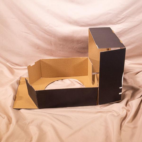 3 Ply E Flute Rigid Corrugated Paper Display Box For Basketball Football Customized