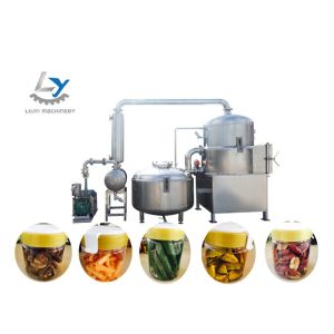 China Vacuum Commercial Potato Chip Fryer / Snacks Frying Machine Energy Saving on sale