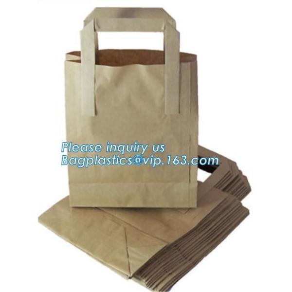 Food Grade Packaging Biodegradable Kraft Paper Rice Paper Bag,1kg 5kg food grade Rice package brown kraft paper packagin
