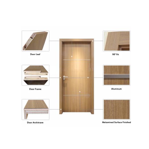 Latest Design Soundproof Interior Wooden Barn Door Solid Wooden Doors