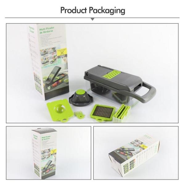14 In 1 Multifunctional Vegetable Chopper With 8 Stainless Steel Blade