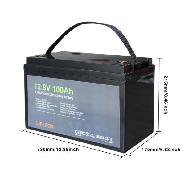 12.8V 100Ah LFP Battery Pack Compact Size For Golf Cart RV OEM/ODM Welcome