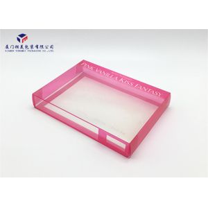 Quality Eco Friendly Clear Packing Boxes , Clear Plastic Packaging Boxes Wholesale for sale