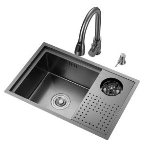China Stainless Steel 201 304 Double Bowl Kitchen Sink on sale