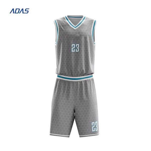 Adults Custom Breathable Polyester Basketball Wear NBA Sublimation Jersey
