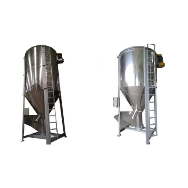 3000 Kgs Vertical Dryer Plastic Mixer Machine , Ss Plastic Granule Mixer