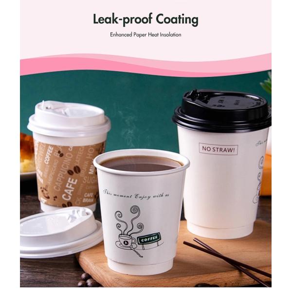 ECO FRIENDLY DISPOSABLE COFFEE CUPS 10 OZ PAPER COFFEE CUPS COFFEE PAPER CUPS WITH LIDS