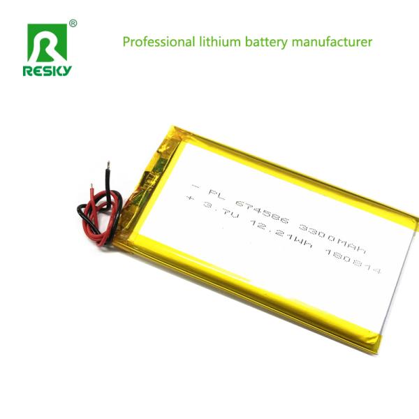 Portable Lithium Polymer Battery Cell 104060 3000mAh 3.7V 4.2V Lipo Batteries