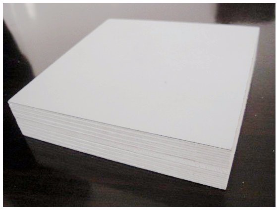 PVC MDF Interior Wood Composite Door Natural Wood Veneer Right / Left Opening Direction