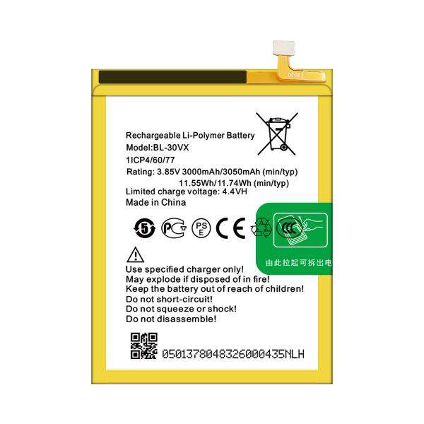 3000mAh BL-30VX X5514 Smart2 Pro Mobile Phone Battery for Infinix Rechargeable Batteries