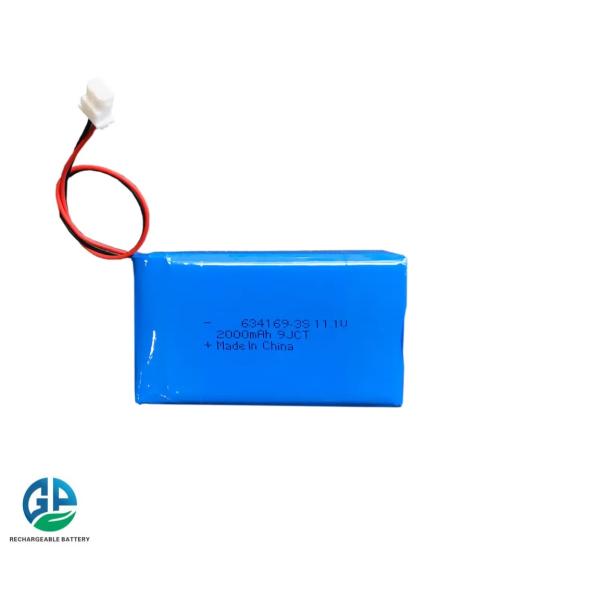 Rechargeable KC Lipo Battery Pack 11.1V 3S 4S 634169-3S 2000mah 2200mah 2600mah