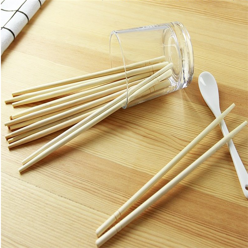 Modern Style Paper Sleeve Packing Bamboo Round Chopsticks for Household/Restaurant/Hotel Hospitality