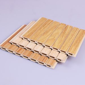 Wood Plastic Composite WPC Sound Proofing Panels Bendable