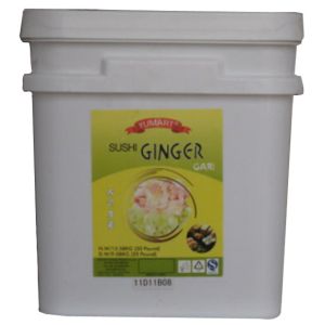Quality OEM Red Sliced Pickled Sushi Ginger 9.08kg for sale