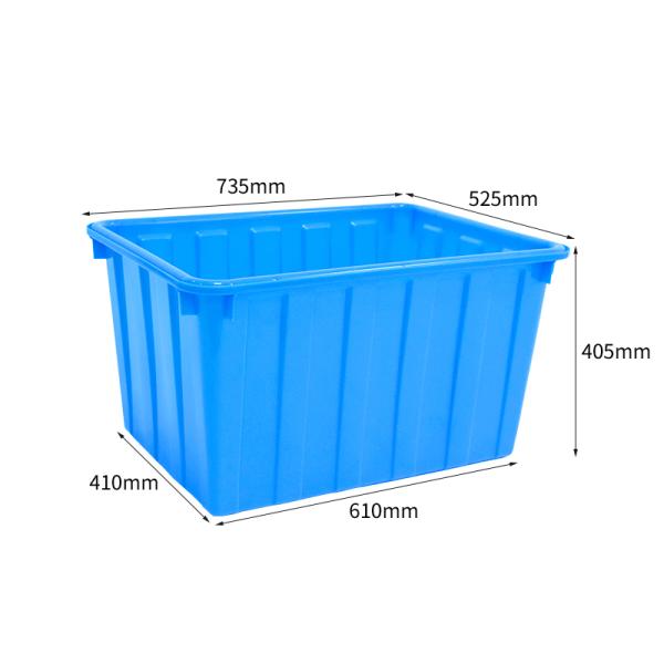90l 120l 160l 200l 300l 400l Rectangular Nesting Poly Water Storage Tank Lightweight Injection Molded Plastic Express Storage Boxes Low Price Crates