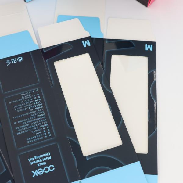 Customized Cosmetic Packaging Boxes Essential Oil Packing Box Printing Logo With PVC