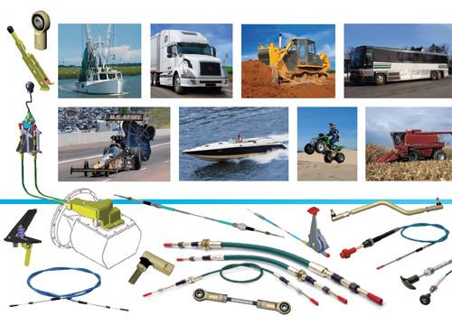 Buy Mechanical Control Cable , Push Pull Control Cable For Construction Machinery at wholesale prices