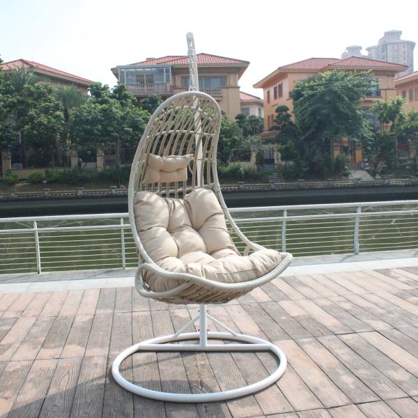 500KG Load Hanging Basket Chair With Stand For Family Living Room