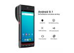 Portable Android POS Terminal printer Inventory PDA Mobile Phone with Barcode