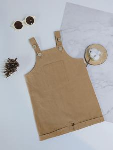 China 100% Linen New Born Adjustable Straps Overalls Dungaree One piece Fashion Baby Clothing Summer Jumpsuit on sale