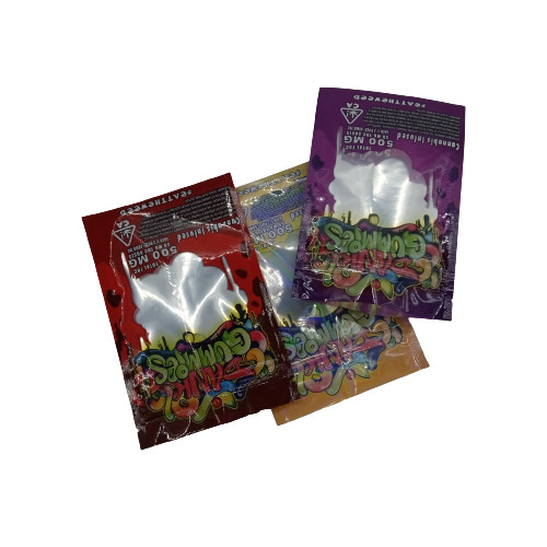 Customized Digital Printed Stand Up Pouches PET / VMPET / PE For Marijuana Weed