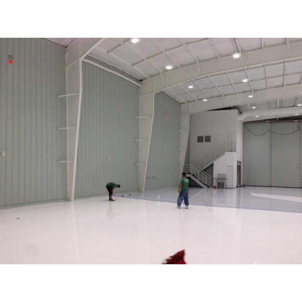 Efficient Prefabricated Large-span Space H-shaped Steel Structure Hangar Building