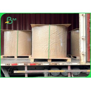 50gsm Recycled Fluting Paper Roll 1600mm Carton Medium Kraft Paper