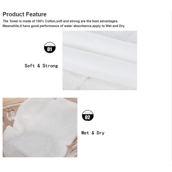 Factory Direct Sales disposable face towels deep cleaning face paper facial cleansing towel