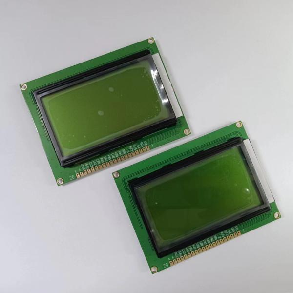 COB STN Monochrome LED Backlight Yellow-green 128*64 Dot Matrix LCD Display Module