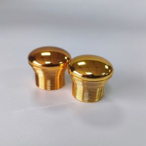 Quality Round Gold Plated Metal Perfume Cap Fragrance Locking Loop for sale
