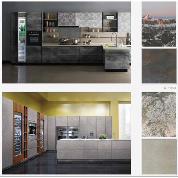 1220*2440Mm Uv Coated Marble Grey Gloss Mdf Sheets